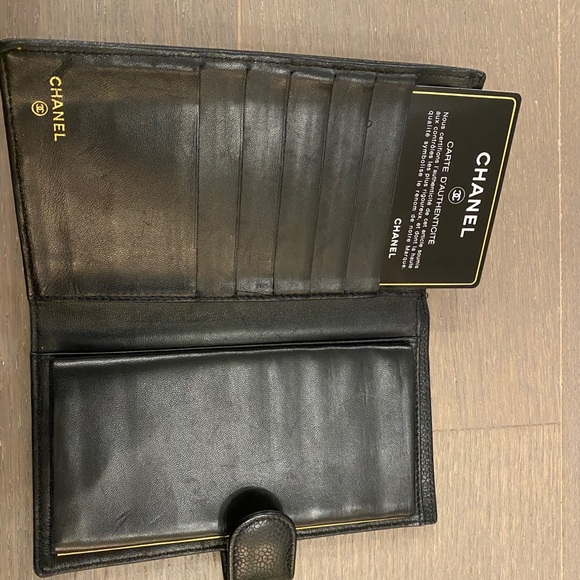 Chanel Wallet Leather Grossgrain - Picture 4 of 5